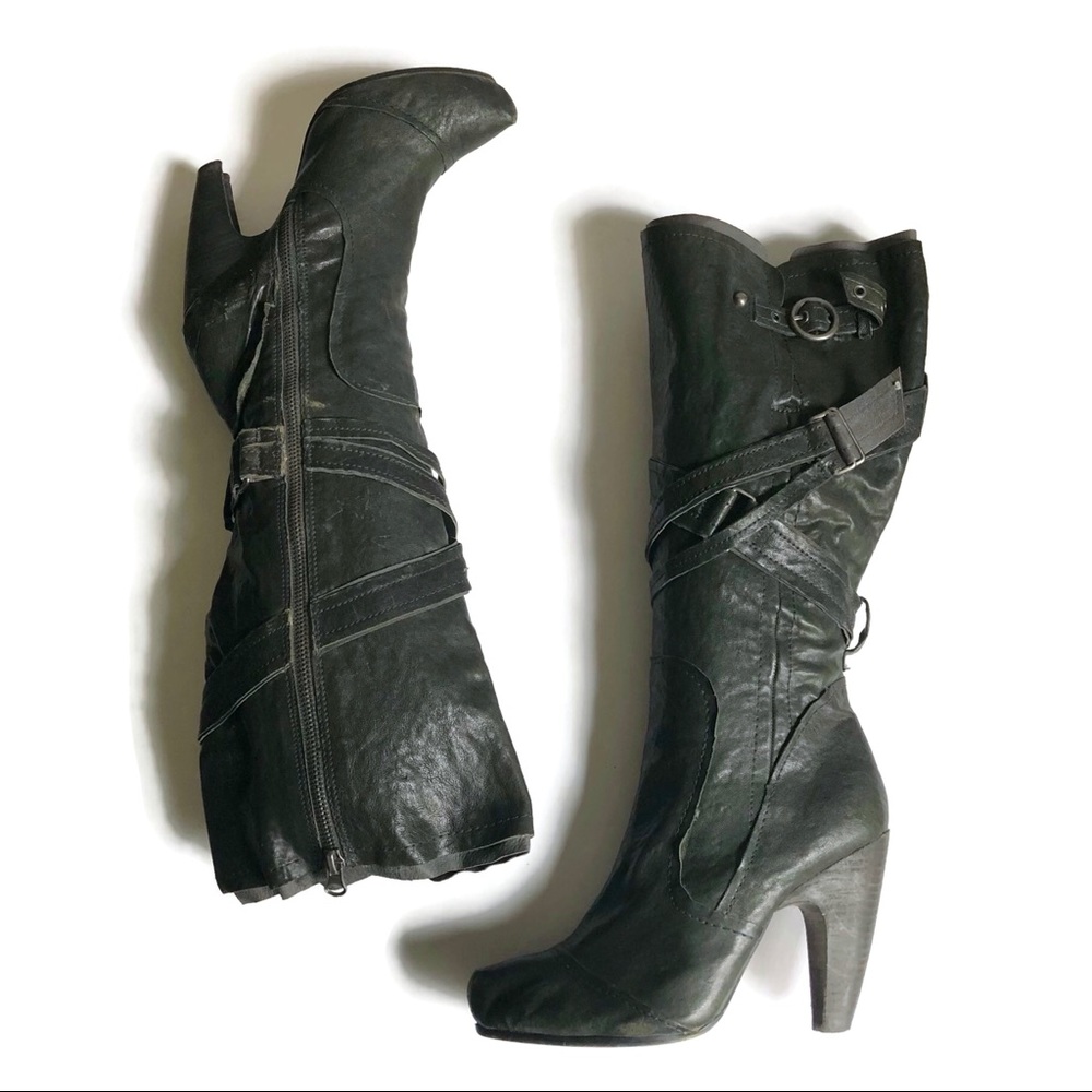 Seychelles strappy boots with buckles